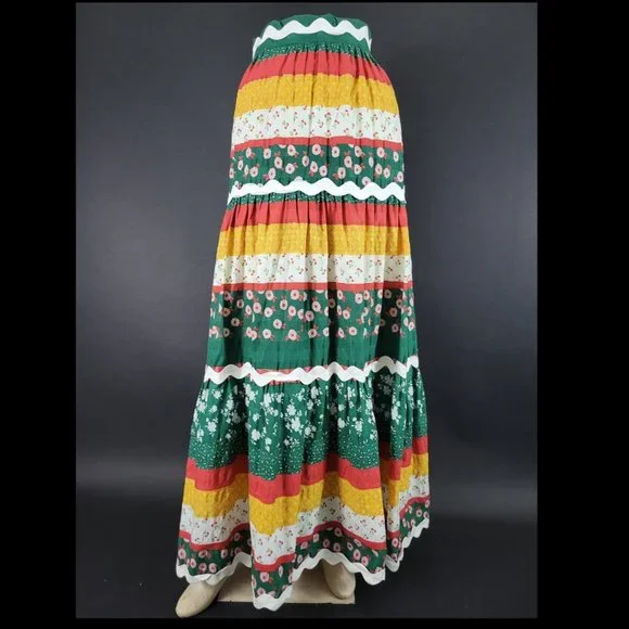 Vintage Skirts 7s Intuitions By Kathy Manning Patchwork